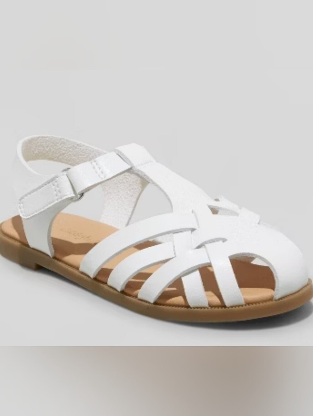 Cat & Jack Kids White Strappy Fisherman Sandals